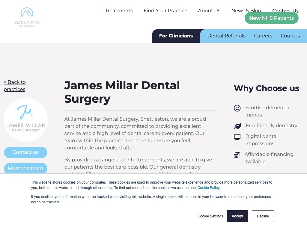 James Millar Dental Surgery