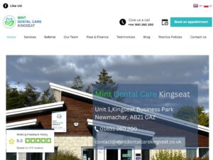 T/a Mint Dental Care Kingseat