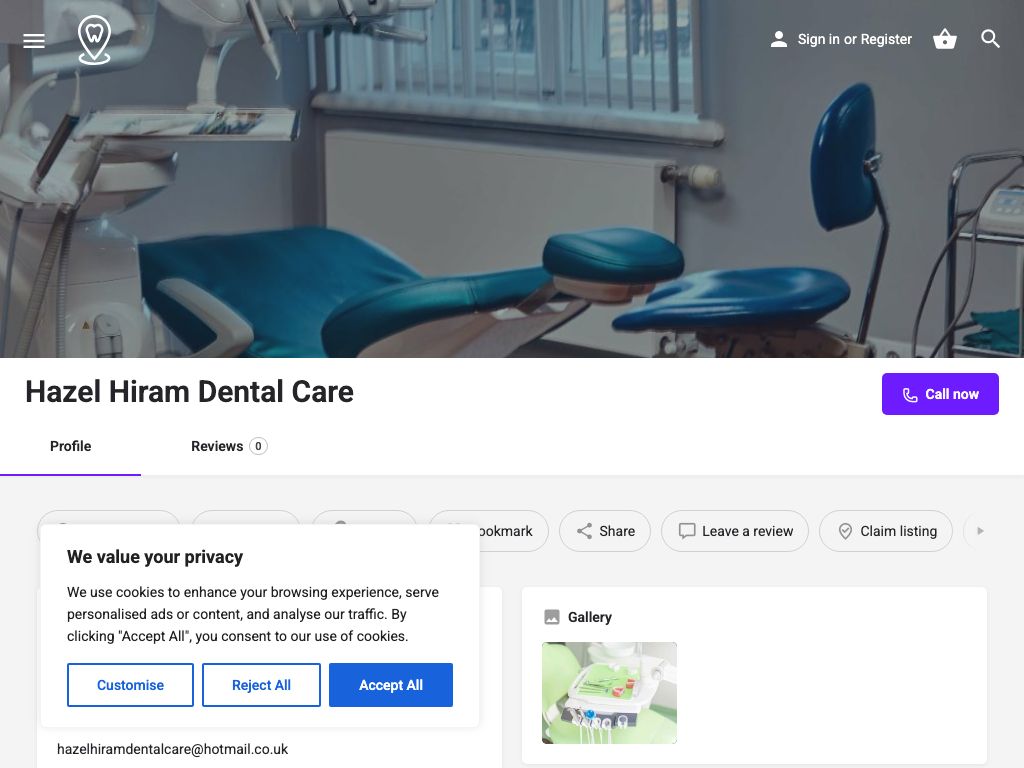 Hazel Hiram Dental Care