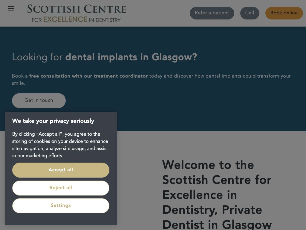 Scottish Centre for Excellence in Dentistry