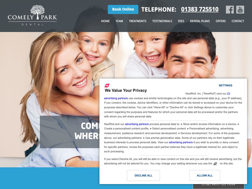 Comely Park Dental Practice Dentist Dunfermline