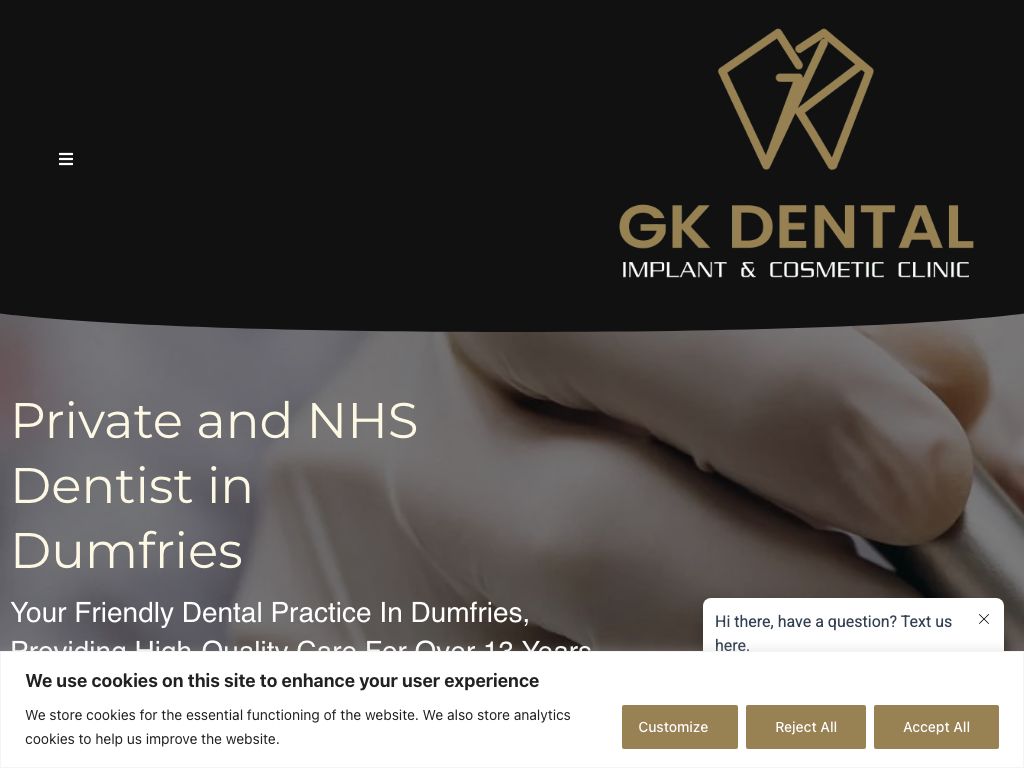 GK Dental Implants and Cosmetic Clinic | Dentist Dumfries | Invisalign | Veneers | Full Mouth Implants